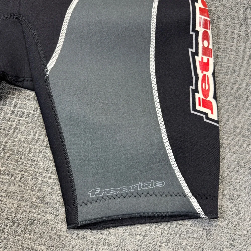 Vtg Jet Pilot Mens L Black Gray Freeride Neoprene Shorts Water Sports Jet Ski